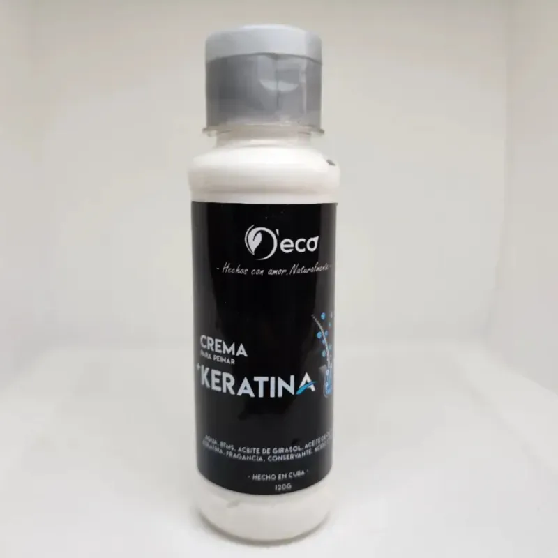 Crema para peinar con keratina súper hidratante