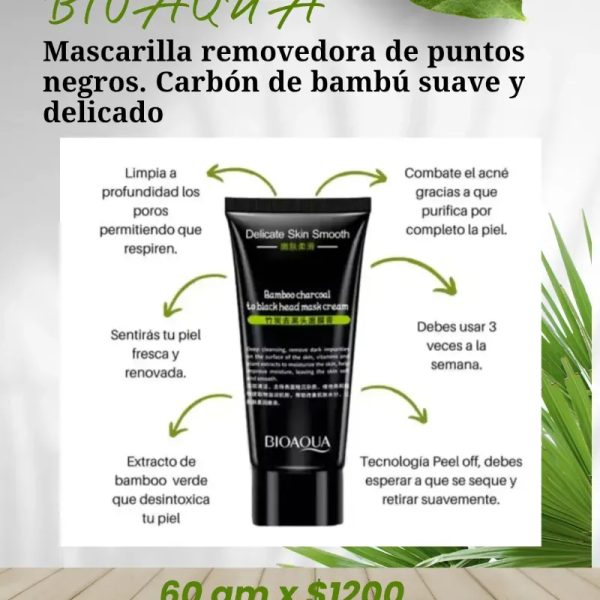 Mascarilla de Carbón de Bambú