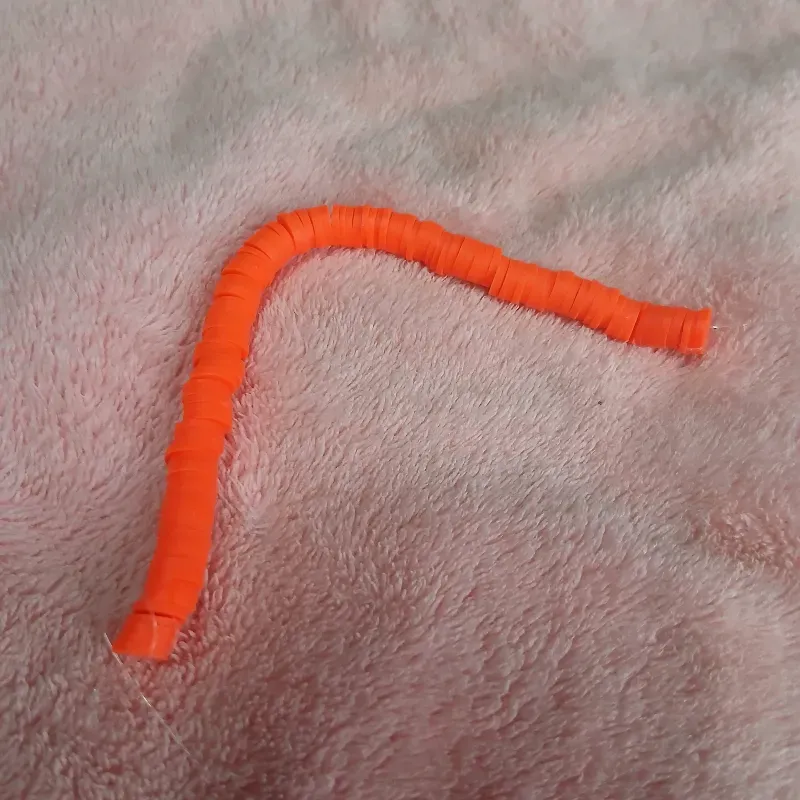 Fimos lisos sueltos naranja chillon