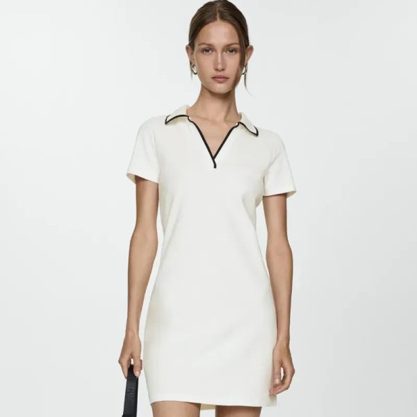 Vestido cuello polo