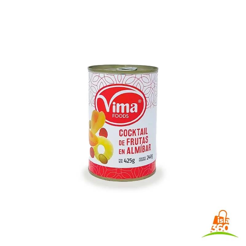 Cóctel de frutas en almíbar (unidad)
