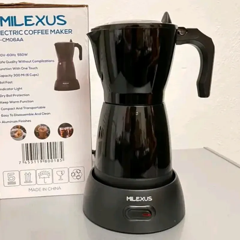 Cafetera Eléctrica 6Tasas Milexus