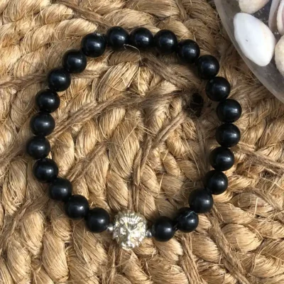 Pulsera de bola plástica #8