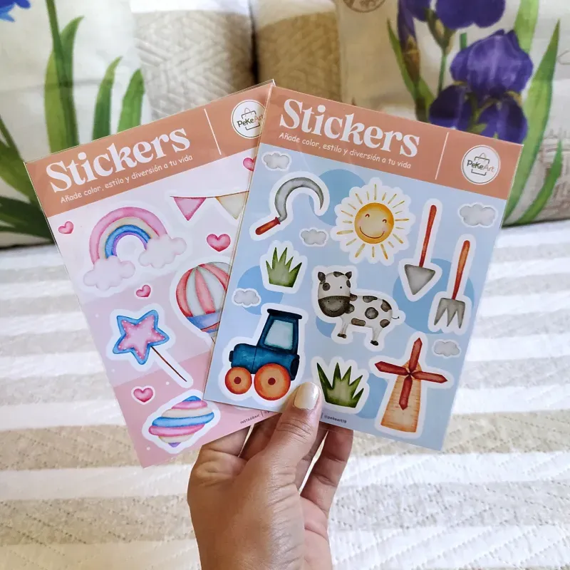 Hoja de Stickers Peke