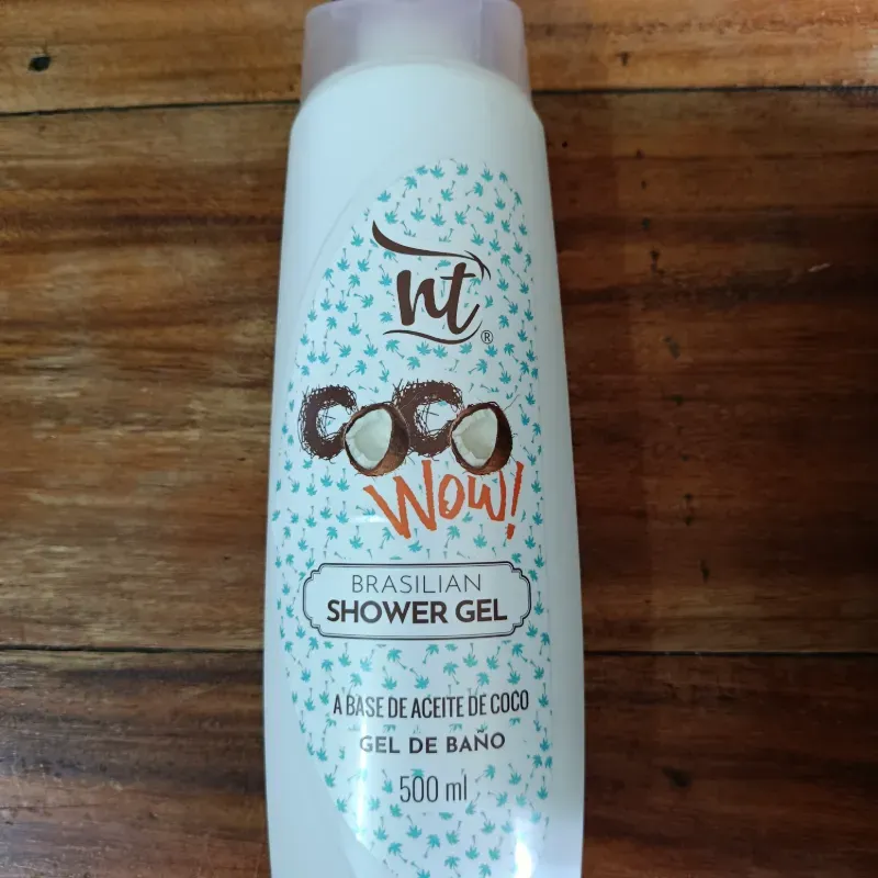 Gel de baño de coco