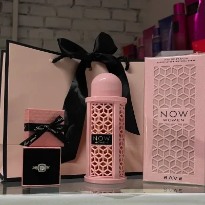 Set Anillo + Perfume Now Women Alta Gama