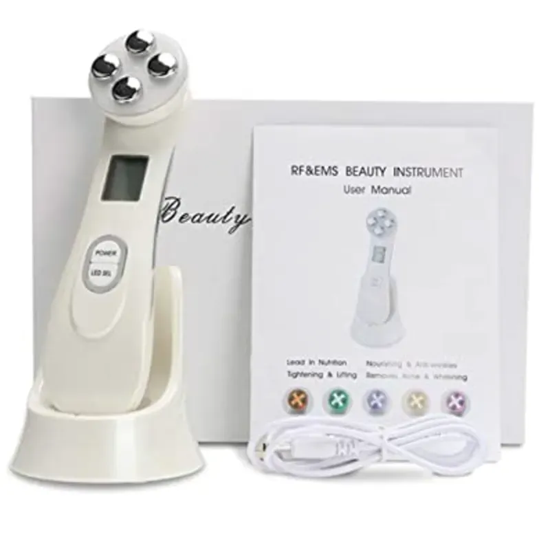 Electroporador Portatil RF Facial LED FOTON