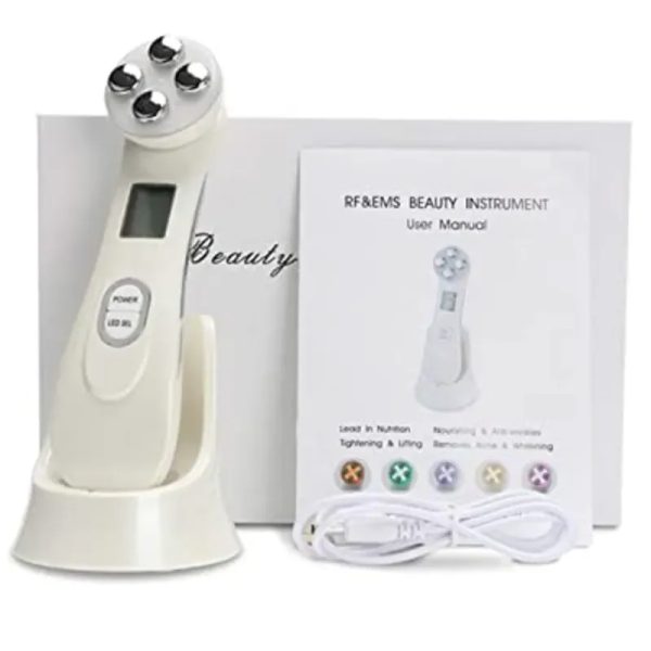 Electroporador Portatil RF Facial LED FOTON