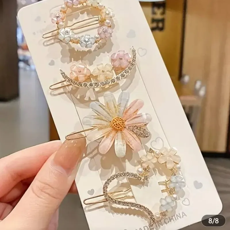 Horquillas Petalos Cristal