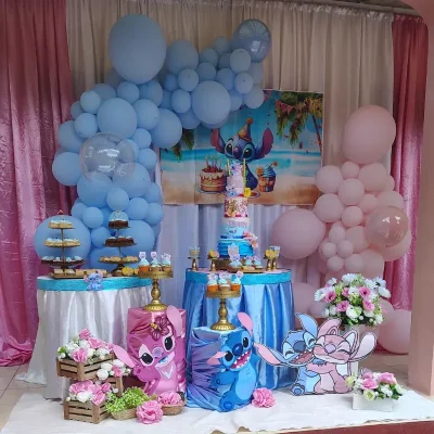 Decoración Stitch & Ángel 2