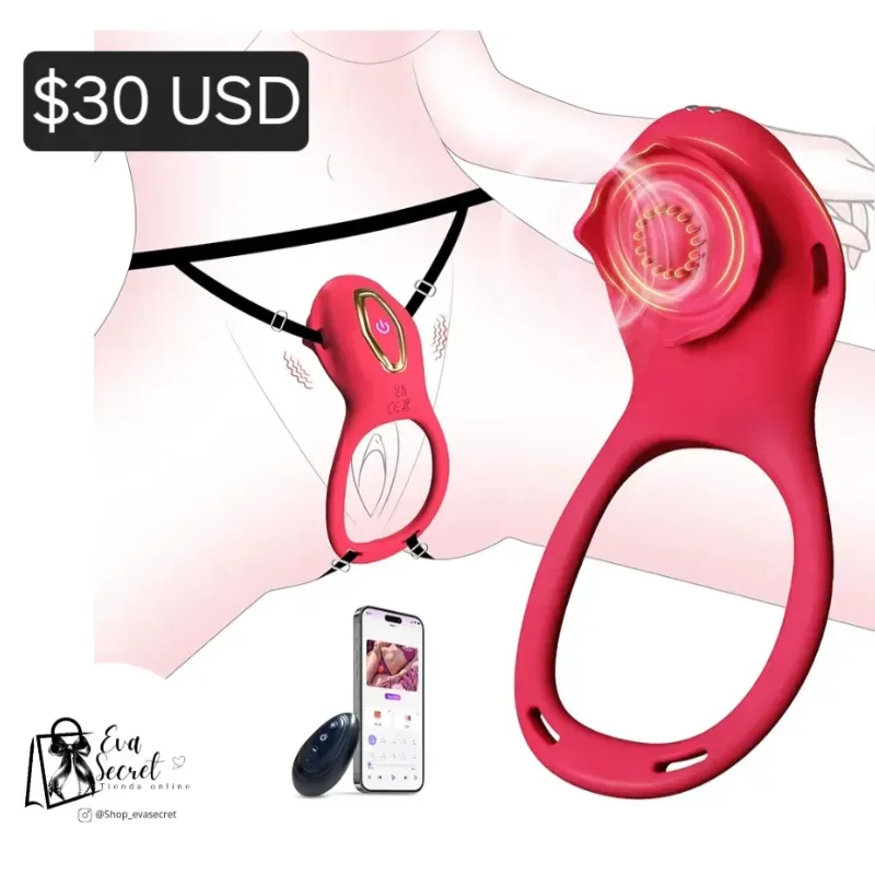 Juguete sexual flor roja