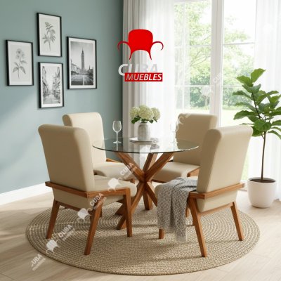 Comedor Mónaco 4 sillas