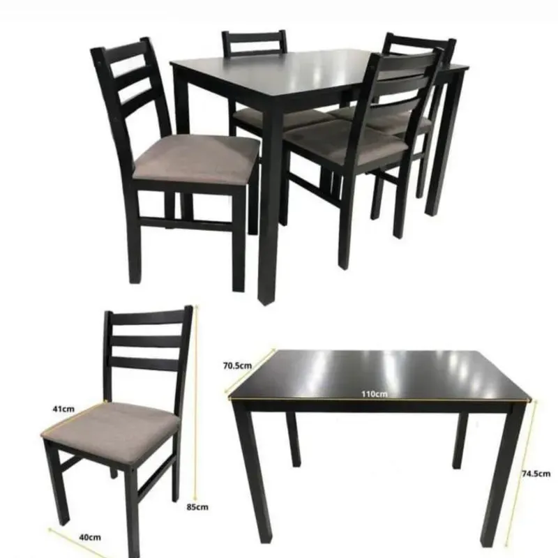 Juego de comedor de madera