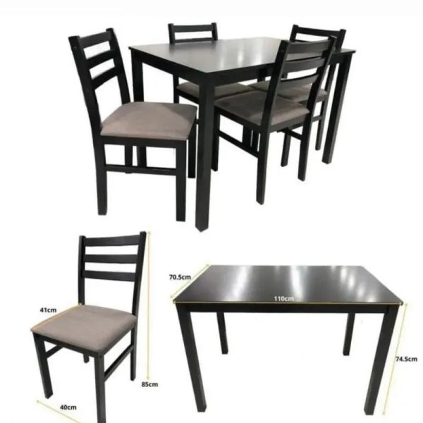 Juego de comedor de madera