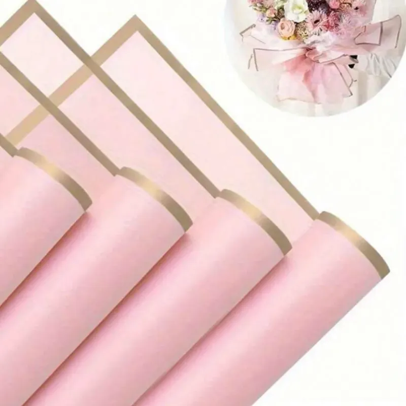 Rosada con vivos dorados