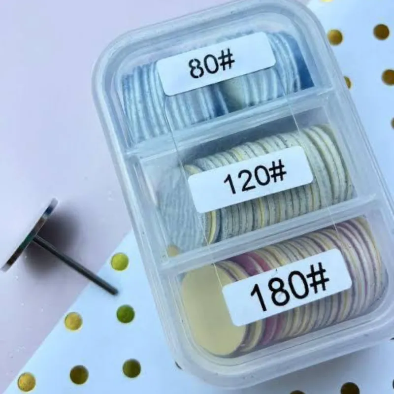 Set de vástago y lijas para pedicura