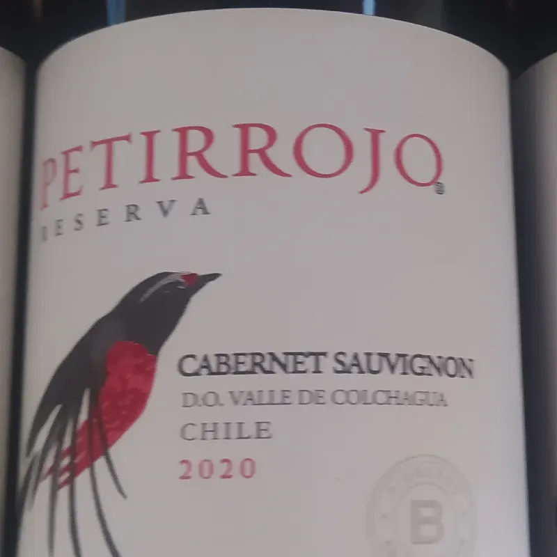Petirojo. Reserva Cabernet Sauvignon