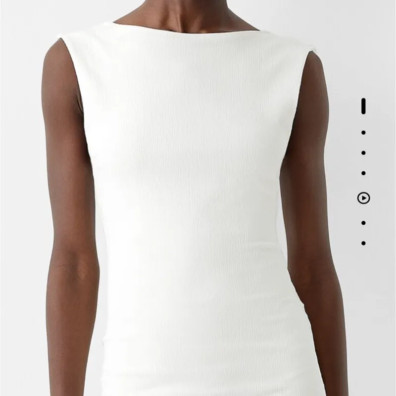 Vestido blanco corto