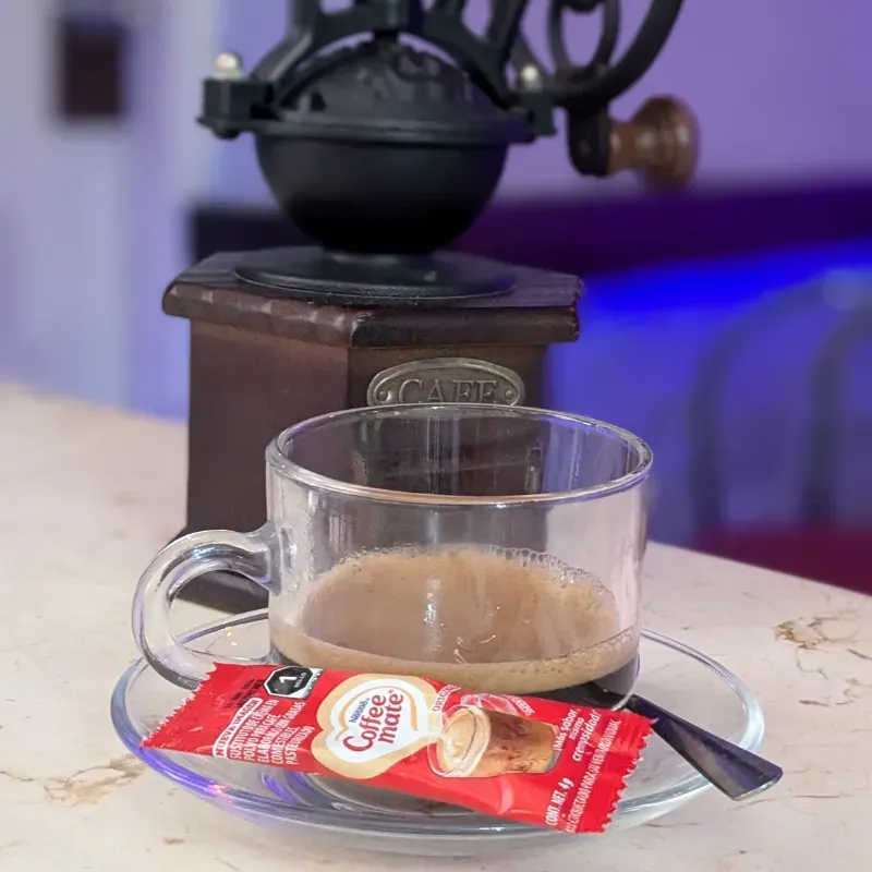 Espresso con Coffee-Mate