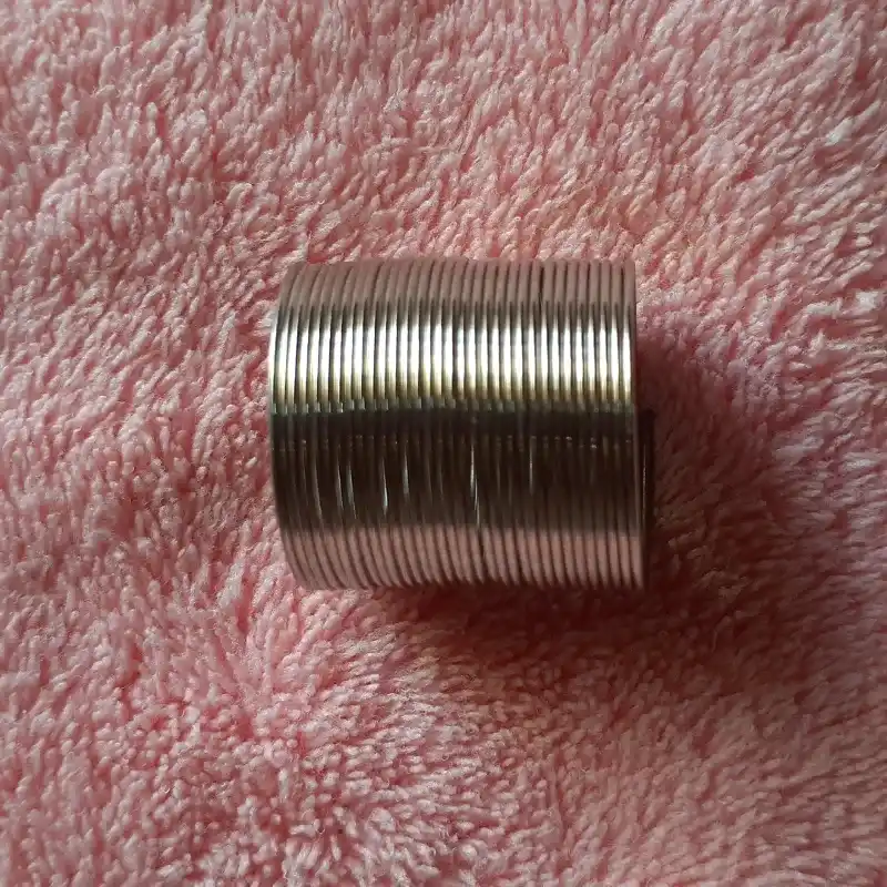 Alambre de memoria anillo