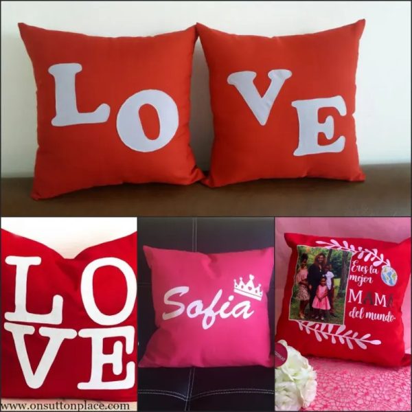 Cojines rojos