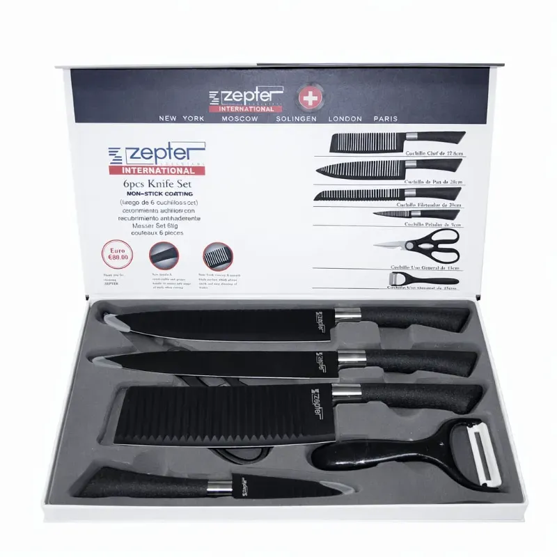 Juego de cuchillos de cocina Zepter International