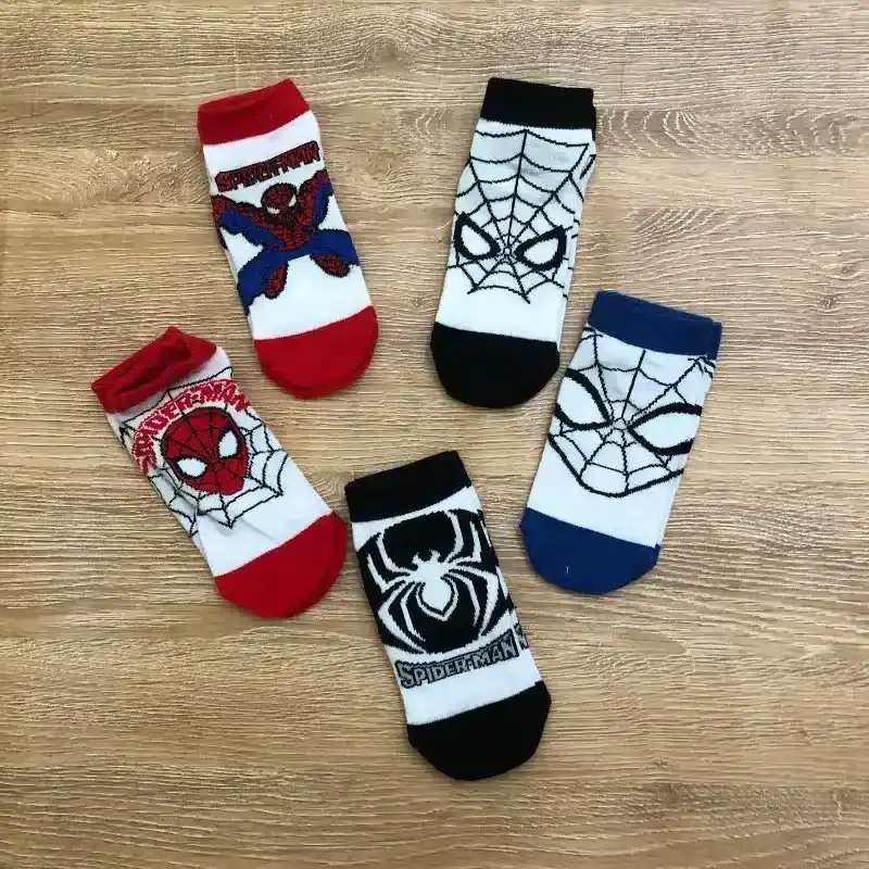 Set de 7 pares de medias de Spiderman