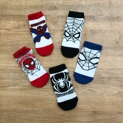 Set de 7 pares de medias de Spiderman