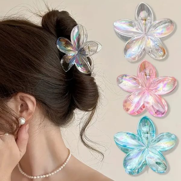 Pinzas para el cabello/ Transparente
