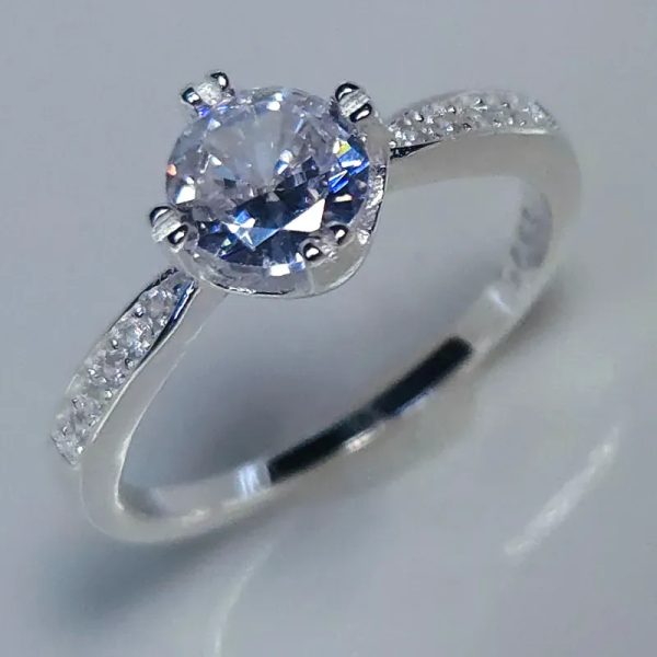 Anillo de compromiso en plata 925 #25