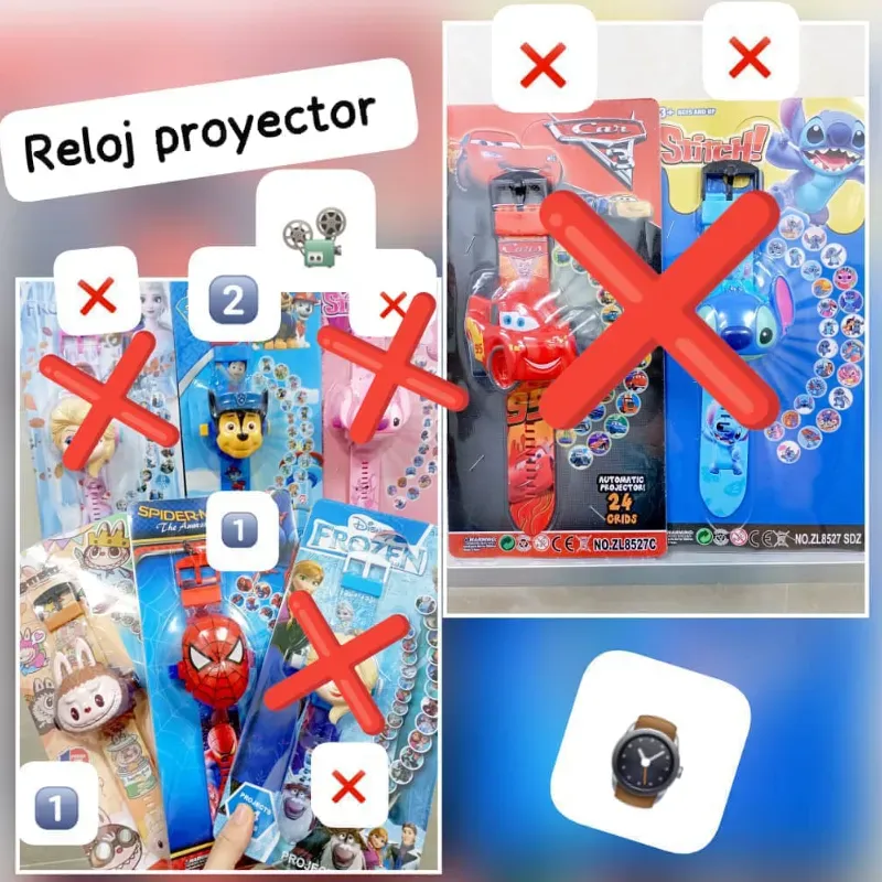 Reloj Proyector Temático