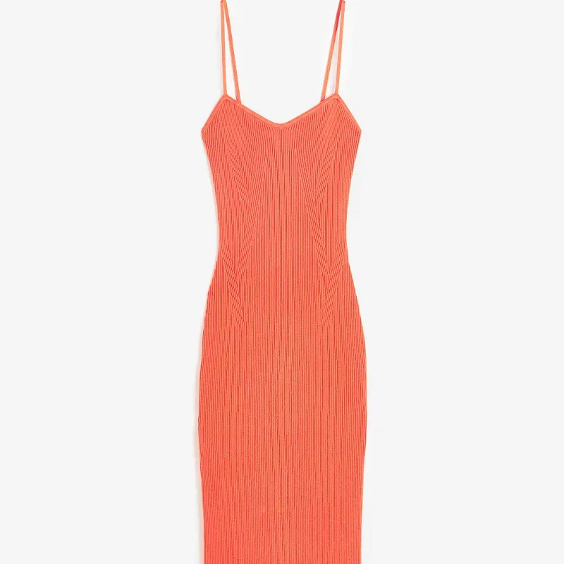 Vestido midi de canale