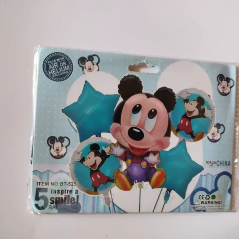 Set de globos de 5 piezas temáticos y de fiesta