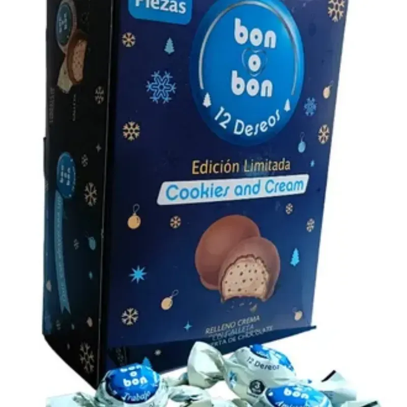 Bombones 12 deseos (Oblea y crema)