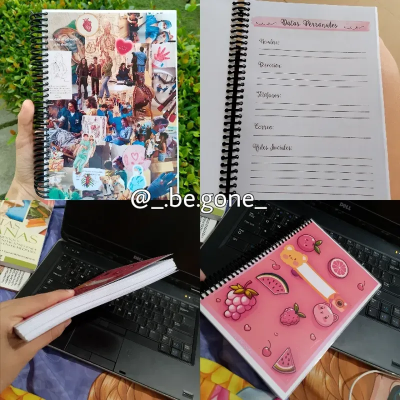 Agenda de 280 páginas