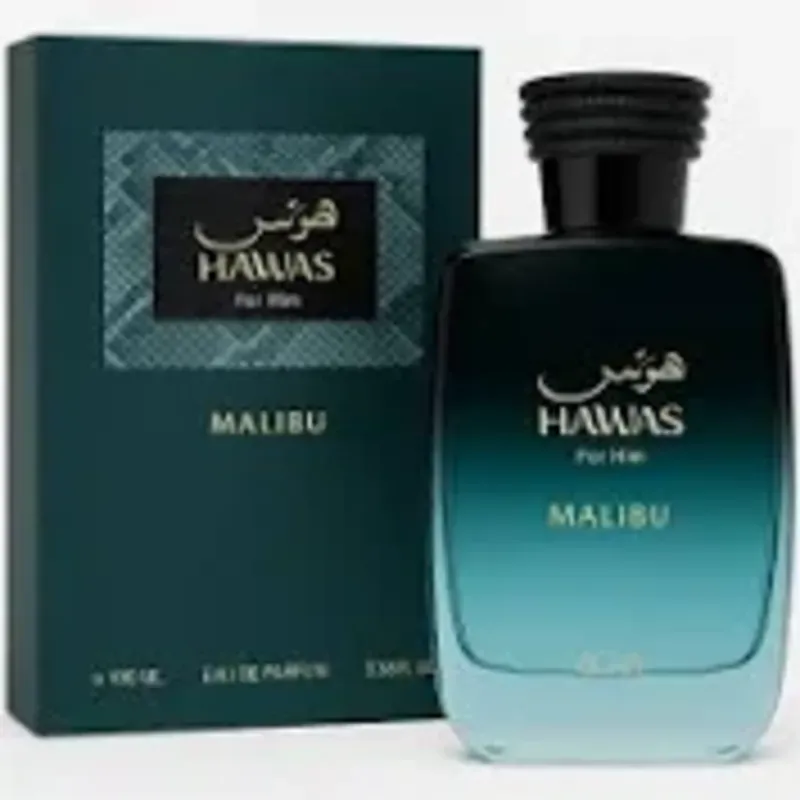 Hawas Malibu  Eau De Parfum 100  ml  3.4 fl.oz Para Hombre de Rasasi