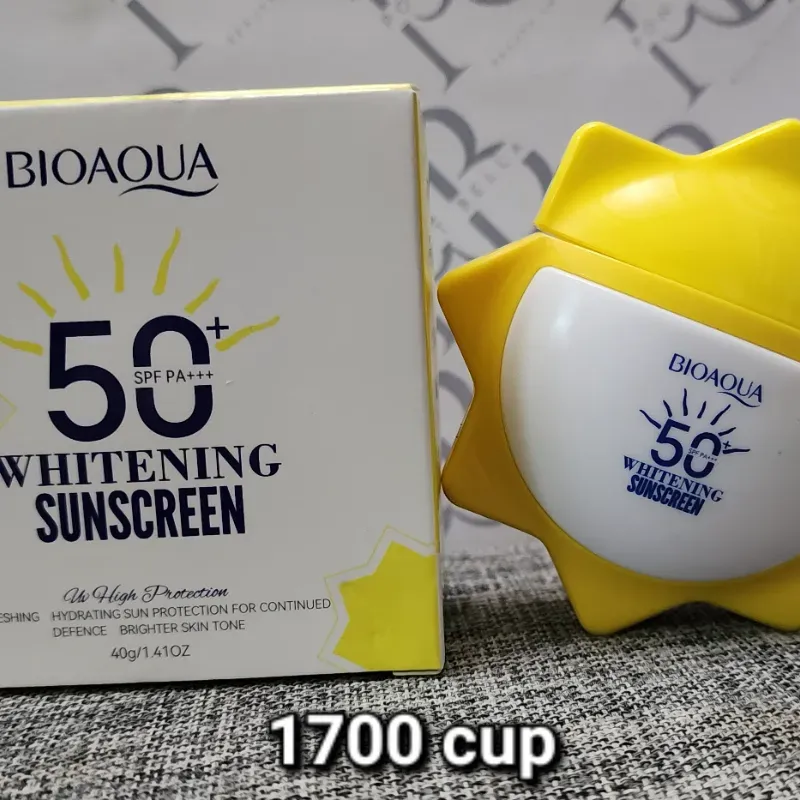 Protector solar 50 spf blanqueador