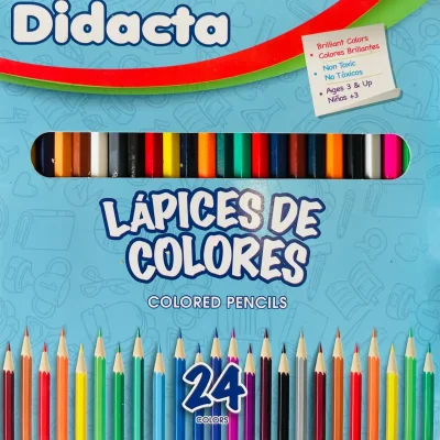 Lápices de colores de 24 unidades