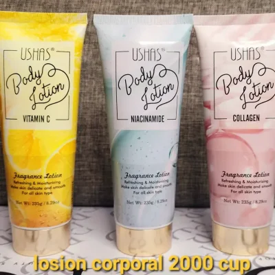 Losion corporal de vitamina c , niacinamida y colageno