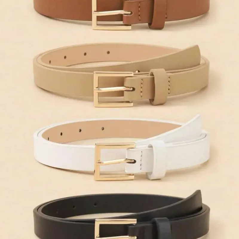  Cinturones Gold Essential – Versatilidad cromática con diseño clásico y presencia estratégica