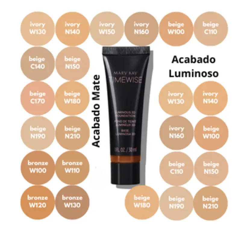 Maquillaje Líquido TimeWise 3D® con Acabado Mate 30 ml