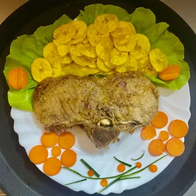 Chuleta de cerdo grillé