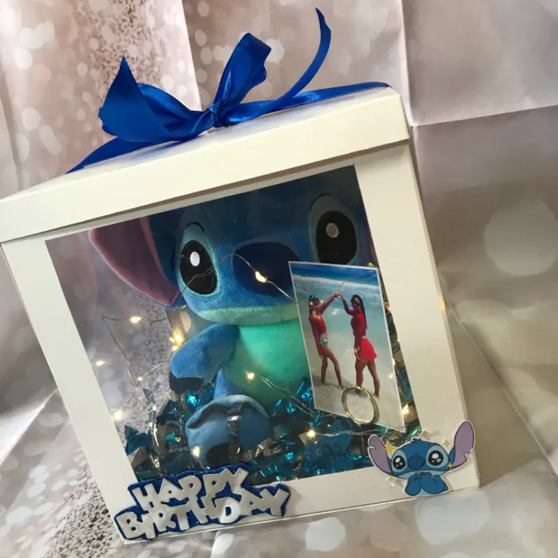 Caja cuadrada de acrílico