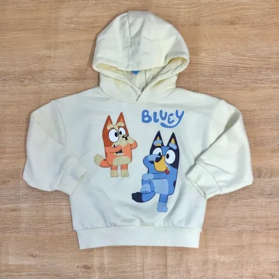 Abrigo de Bluey con capucha