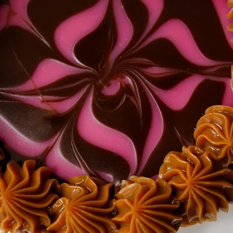 Mini toffee de fresa