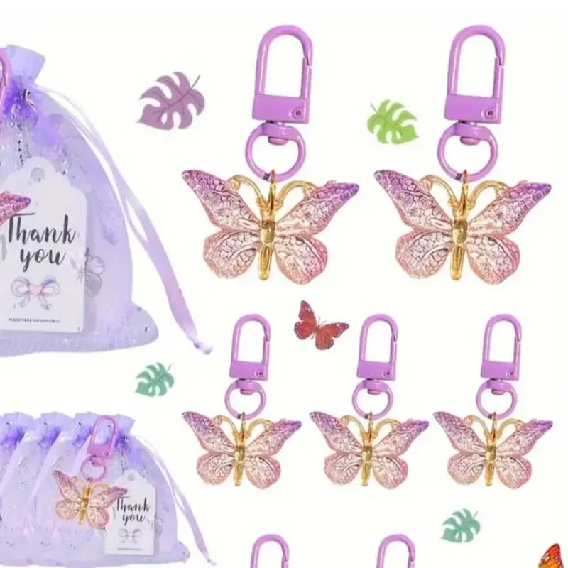 LLAVEROS DE MARIPOSA PARA REGALOS