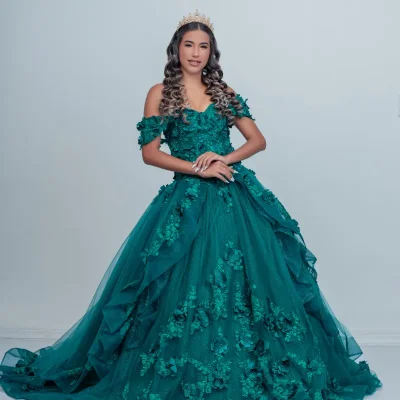 Traje Verde Esmeralda