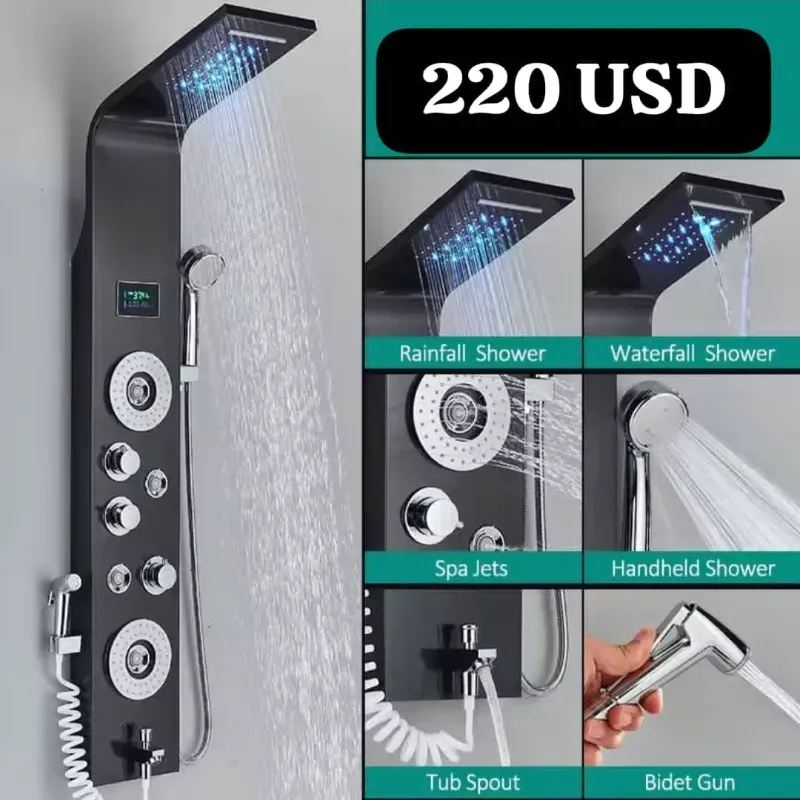 Duchas de hidromasaje