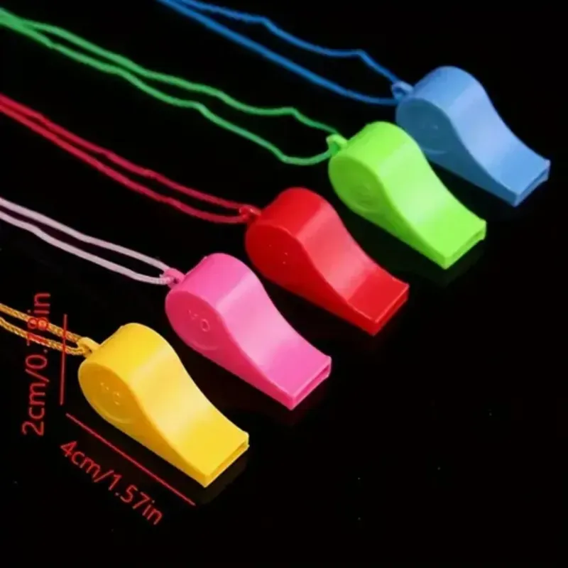 Silbatos de colores