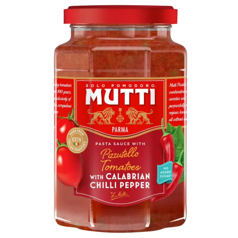 Mutti Tomate con Chili Salsa para pasta